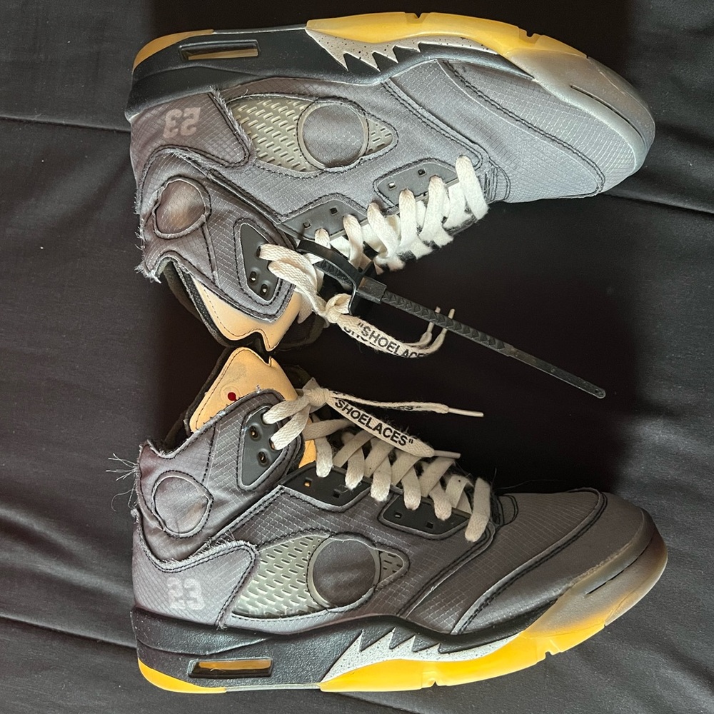 Off White Jordan 5 Muslin